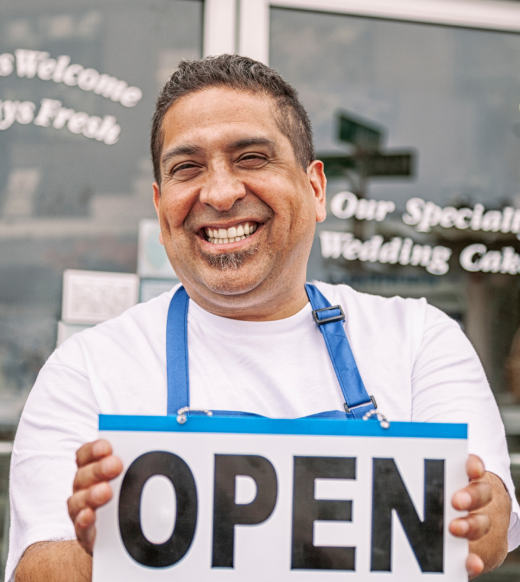 Team working on laptop